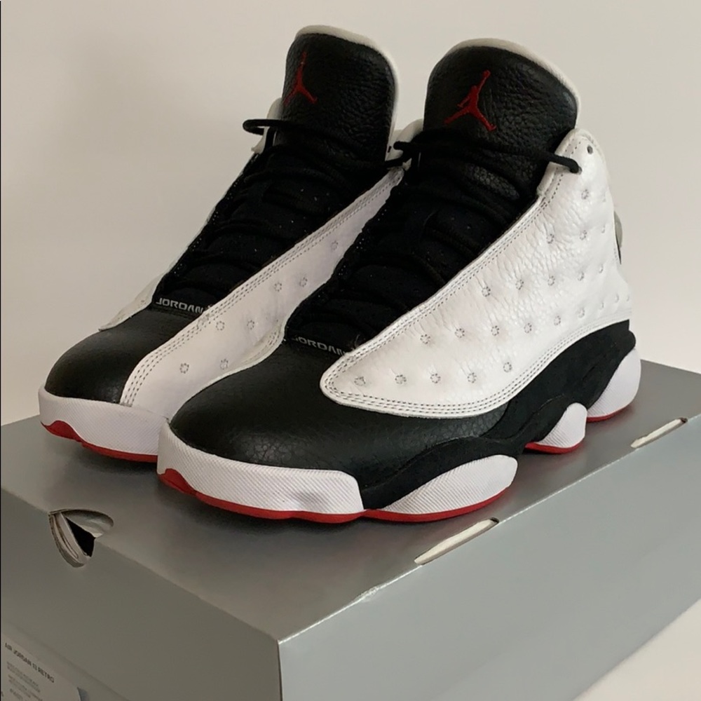 Air Jordan 13 retro he got game size 8 white black